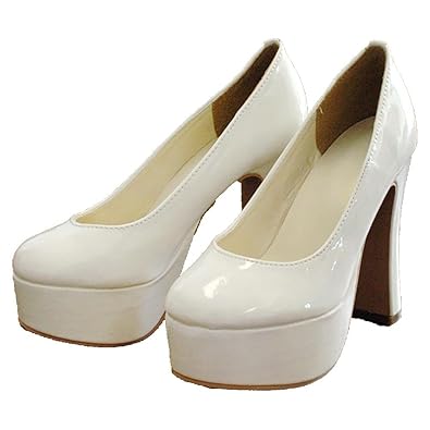 【クリックで詳細表示】[ヴィーヴ ラ マリエ] 控えめエナメル・シューズ！ヒール高12cmのハイヒール/白(ウエディング/ブライダル/パーティー/結婚式/ウエディングシューズ/.[E05]