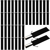 Windyun Large Clack Fan Bags Folding Pouch Sleeves Velvet Drawstrings Bags Holder Gift Wrap Protector for Line Dancing Rave Festival Wedding Travel Party, Fan Not Included(36 Pcs,14.57 x 2.76 Inch)