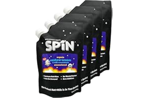 Wilderness Poets SPiN, Organic Cashew Cream & Milk Concentrate (Unsweetened) - 1 Ingredient - 32 Ounce Squeeze Bag (Pack of 4) - Creamer for Coffee, Tea, Lattes, Smoothies and Vegan Desserts