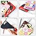 Ultra Slim Soft TPU Red Mickey Minnie Mouse Case for iPhone X iPhoneX 2017 Shockproof Thin Comfortable Textured Smooth Disney Cartoon Cute Chic Lovely Stylish Cool Girls Women Teens Kids