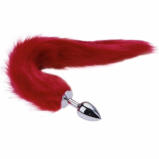 YiZYiF Deluxe Edelstahl Butt Plug Set Fetisch Masturbation Sex Spielzeug Metall Anal Butt Fuchsschwanz Cosplay Anfänger BDSM 