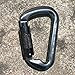 30kN Auto-Locking D Shaped Twist Lock Climbing 4 Pack Set Carabiner, Aluminum Rock Self Locking Clip