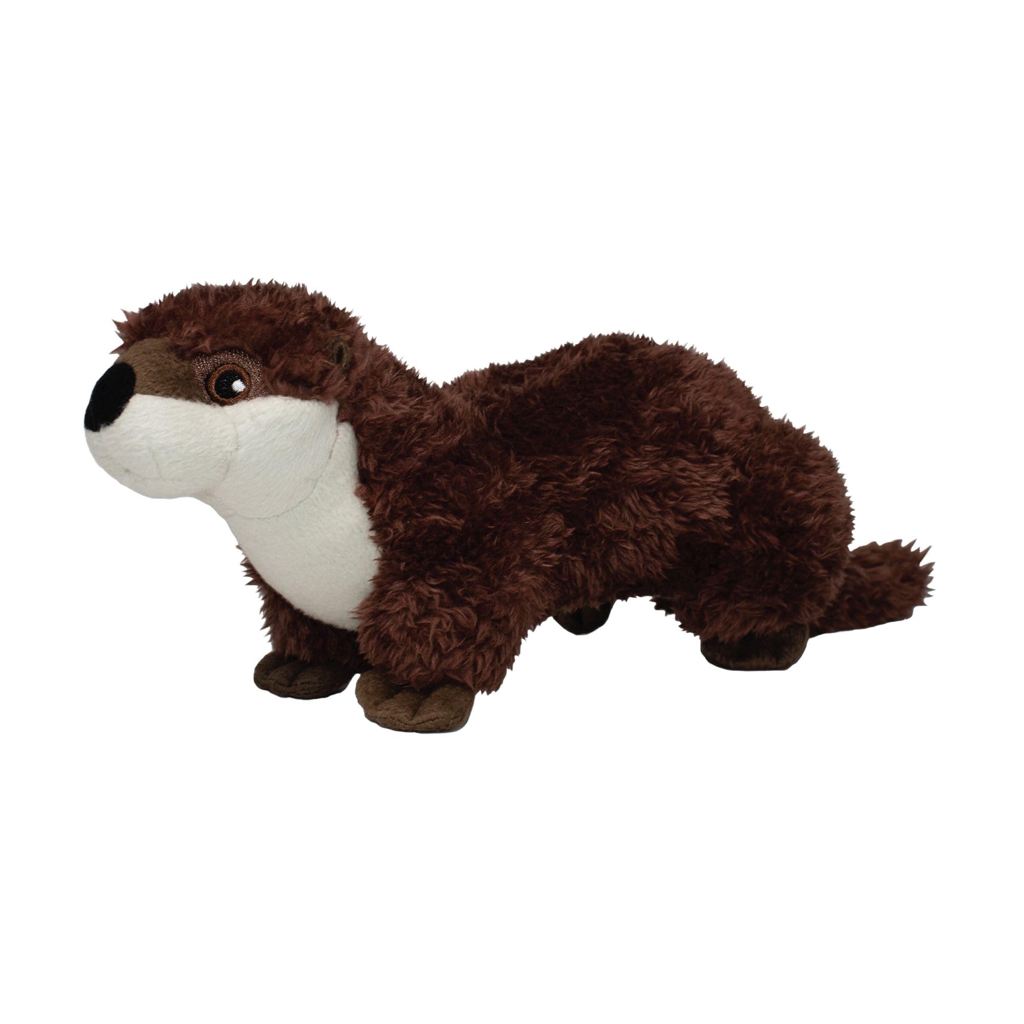 EcoBuddiez - Otter from Deluxebase. Small 32cm Soft Plush Animals made from Recycled Plastic Bottles. Eco-Friendly Cuddly Gift for Kids and Cute Stuffed Animal Toy for Toddlers. — image 1