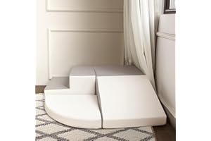 TODIBY Foam Blocks Climbing for Kids: Toddler Toys for Indoor and Outdoor Fun - Soft PU Leather Play Structure for Crawling and Sliding - Ideal for Playhouse and Play Gym Activities