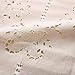 ZHH Handmade Cotton Crochet Lace Curtain Hollow Flower Curtain 27 by 59-Inch (One Piece), Beige