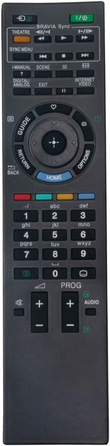 VINABTY RM-ED019 RM-ED034 Replacement Remote Fit for Sony LCD TV KDL-40HX803 KDL-46HX803 KDL-46W5720 KDL-46W5730 KDL-46W5740 KDL-40W5720 KDL-40W5730 KDL-40W5740 KDL-37W5720 KDL-37W5730