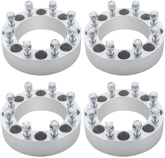 4pc 2" inch Skid Steer Wheel Spacers 9/16" Studs 8 Lug Bobcat Case CAT