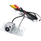 aSATAH Chrome Starlight Car Rear View Camera for BMW 3 E46 E90 E91 E92 5 E39 E60 E61 X5 E53 E70 &amp; Vehicle Camera's Waterproof and Shockproof Reversing Backup Camera (Chrome Starlight Camera)
