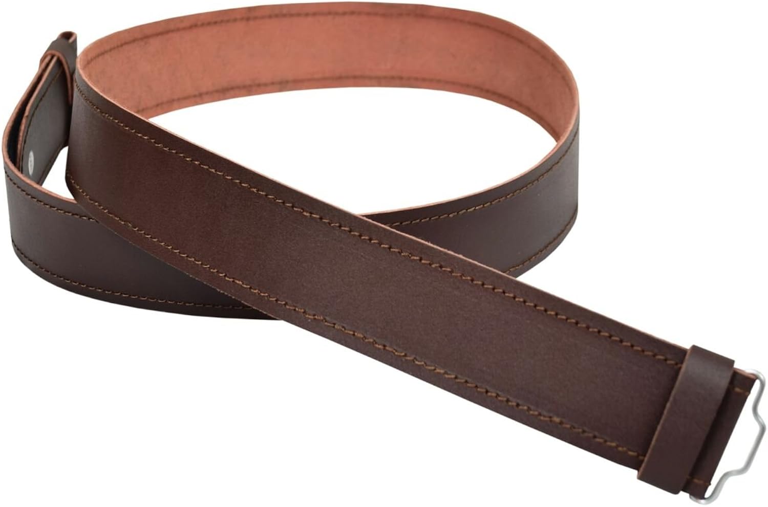 Brown Leather Kilt Belt Adjustable size for Kilts Highland Plain