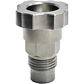 KEHE REFINISH Paint System Spray Gun Cup Adapter(#105/#S9) for Astro,ATD,Matco, SATA, SATAjet,Walcom,Spectrum,Warwick,Connects Numerous Paint Gun to KEHE Paint Spray System (16mm Male,1.5mm Thread)