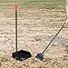 PAWCHIE Dog Pooper Scooper for Large and Small Dogs - Adjustable Long Handle Metal Tray Rake Spade Heavy Duty Set, Great for Grass Lawns Dirt