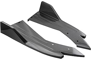 Rear Bumper Lip Splitter Universal Car Side Fins Body Lip Spoiler Chin Skirt Protector Rear Bumper Lip Diffuser Splitter Cana
