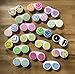Contact Lens Case, 18 Super Fun Designs (Pack of 18)