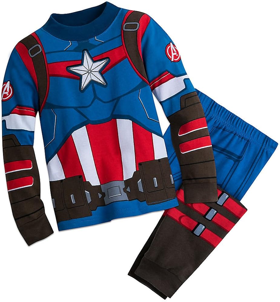 Marvel Captain America Costume PJ PALS 