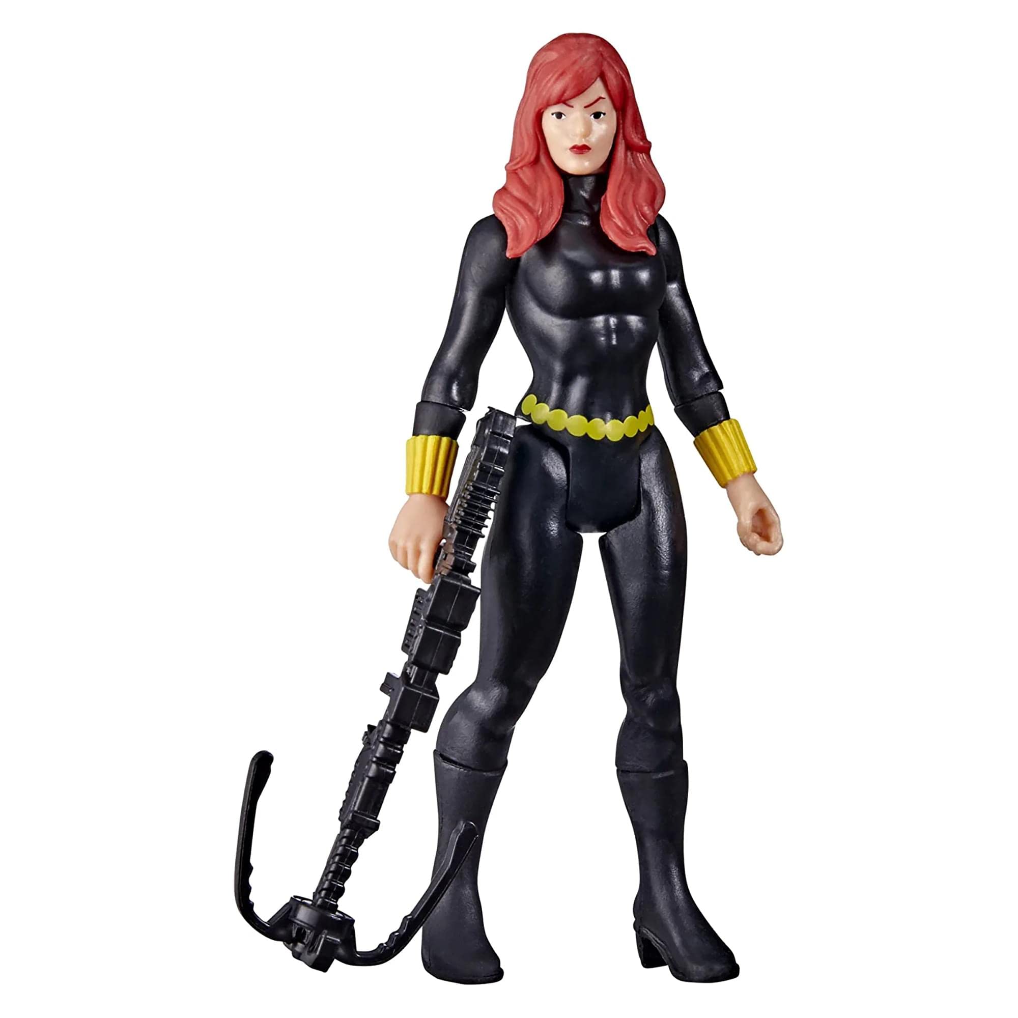 Marvel Hasbro Legends Series 3.75-inch Retro 375 Collection Black Widow Action Figure Toy, 1 Accessory, Multicolor, (F3818)