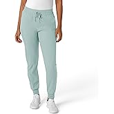 Wink Scrubs for Women, Boundless, Joggers Pants with Drawstring and 6 Pockets, Sky Blue, M
