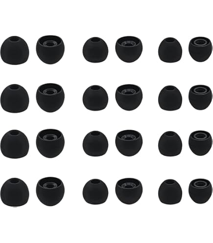 Earphones Plus Replacement Earbuds - 6 Pairs Silicone Ear Tips For In-Ear Headphones