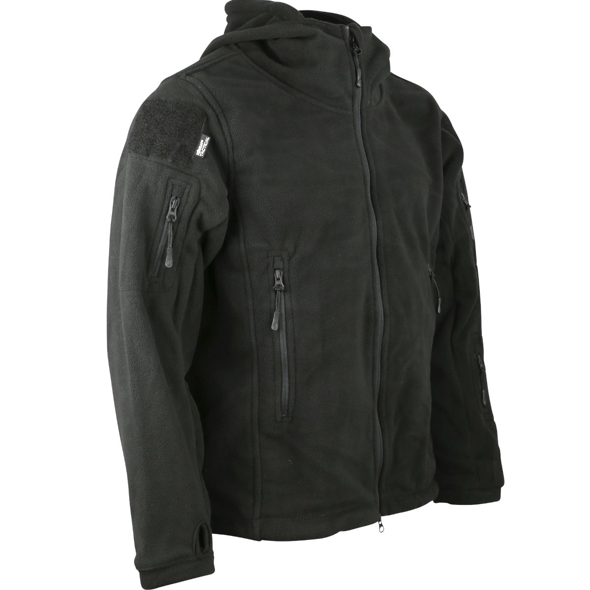 Mens Military Army Combat Recon Fleece Black