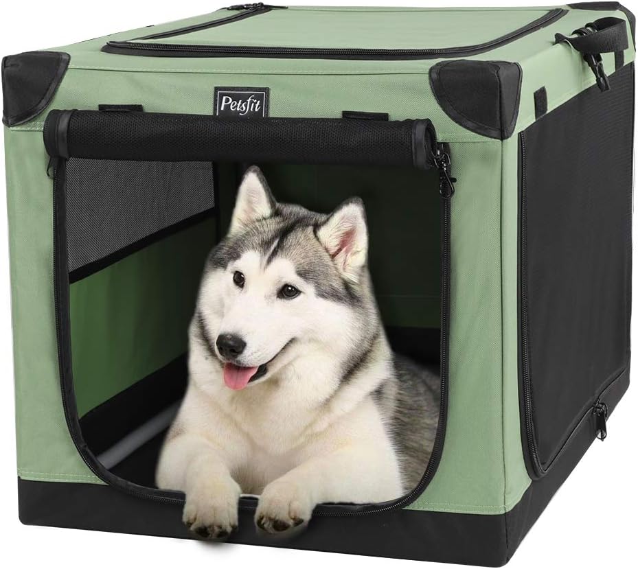 Petsfit Portable Dog Crate for Outdoor and Travel Use,36" Lx24 Wx23 H