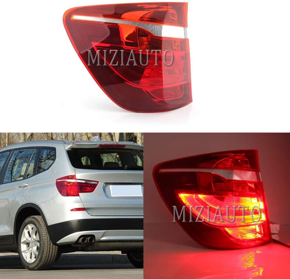 MZORANGE Outer Tail Light Lamp For BMW F25 X3 2011 2012 2013 2014 2015 2016 Stop Brake Indicator Warning Light with Bulb