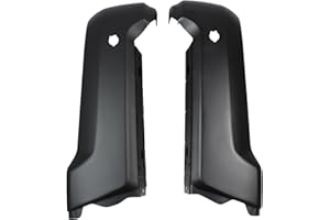 Roneeson 2Pcs Rear Left and Right Bumper Face Bar with Sensor Holes for Ford F-250 F-350 F-450 Super Duty 2017-2022