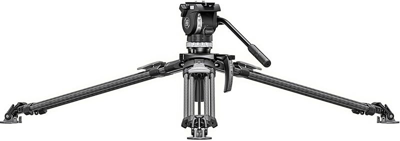 - Video-Stativ-Kit - Tragfähigkeit: 8 kg - Ausziehbare Füße - Mindesthöhe: 39 cm, maximale Höhe: 167 cm - LVF-163C+FH-10