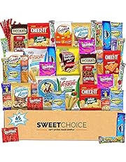 Variety Snack Care Package (45 Count) Gift Box for Teens - Gift Basket Food Arrangement for Dad - Birthday Candy Basket for Men, Women, Boys, Girls, Kid, Adult, College Student