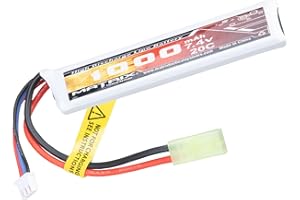 Evike Airsoft - Matrix High Performance 7.4V Stick Type Airsoft LiPo Battery (Model: 1000mAh / 15C / Small Tam & Long Wire)