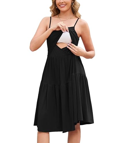 breastfeeding friendly bridesmaid dress connche Nursing for Maternity Summer Dress Pockets breastfeeding dresses formal