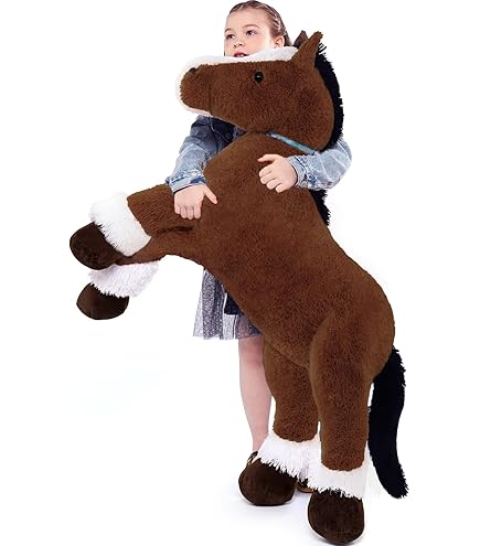 Amazon.com: LeMieux Toy Pony Freya for Kids - Brown - Soft Coat