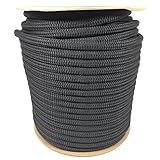 SGT KNOTS Double Braid Polyester Rope 1/2 inch x 25, 50, 100 feet - Several Colors