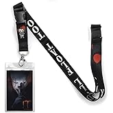Ata-Boy It Lanyard Badge Holder, Pennywise Lanyards for ID Badges - IT Movie Gifts & Merchandise…