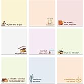 Lovarywow Funny Lawyer Sticky Notes 3x3 Gifts for Attorney 9-Pack | Attorney Notepad Set, 450 Sheets Total Rich Designs, High Quality, Law Office Theme, Lawyer Gift Supplies