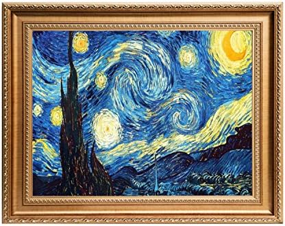5D DIY Diamond Painting By Number Kits, Full Drill Diamond Painting Starry Night Wall Stickers for Home Wall Decor, Starry Sky 15.7X19.7 inch by CARETHYS