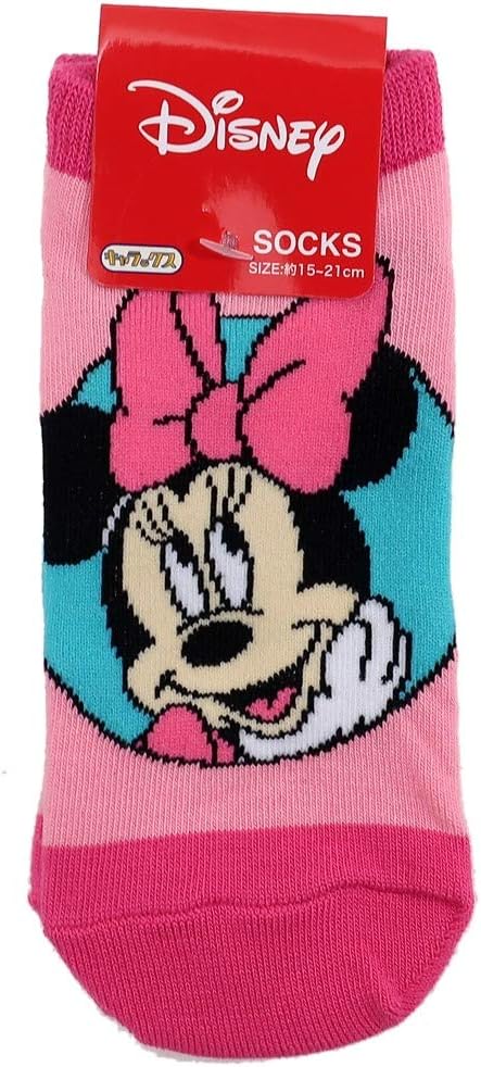 Amazon Co Jp ミニーマウス 小学生用 靴下 ジュニア ソックス サークル ディズニー おもちゃ