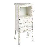 Creative Co-Op Metal Cabinet with 3 Drawers