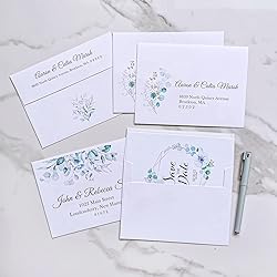 Winlyn 1000 Pcs Bulk A2 Invitation Envelopes in