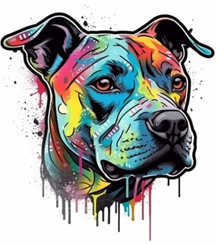 Aazon.co - Boston Terrier Dog Sticker 8 Pcs (Large Size) Vinyl Stickers Laptop Waterproof...
