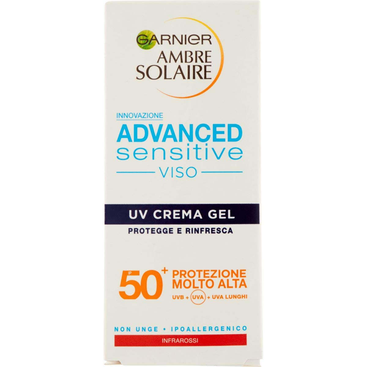 Ambre Solaire - Advanced Sensitive Face SPF50+ Uv Gel Cream 50 ml