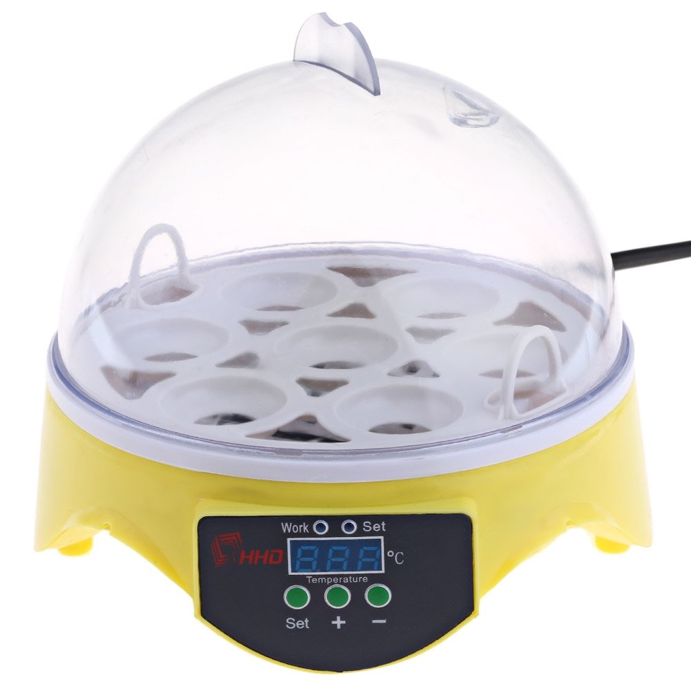 Anytec Fully Automatic Egg Incubator Mini 7 Eggs Poultry Hatcher