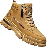 Men's Fashion Sneakers - Casual & Stylish, Thick Sole Non-Slip & Durable, Warm Faux Leather for All Seasons