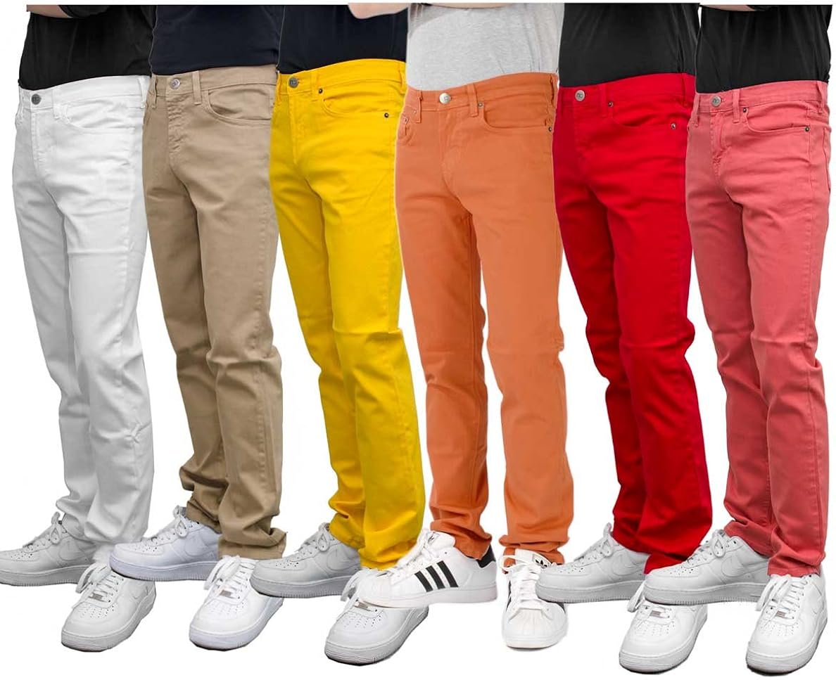 Amazon Neo Blue Jeans ネオブルージーンズ カラースキニーパンツ Color Skinny Pants カーキ ホワイト レッド 全6色 メンズ ロングパンツ 通販