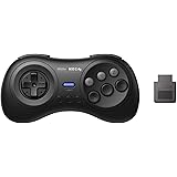 8Bitdo M30 2.4G Wireless Gamepad for the Original Sega Genesis and Sega Mega Drive - Sega Genesis,Black