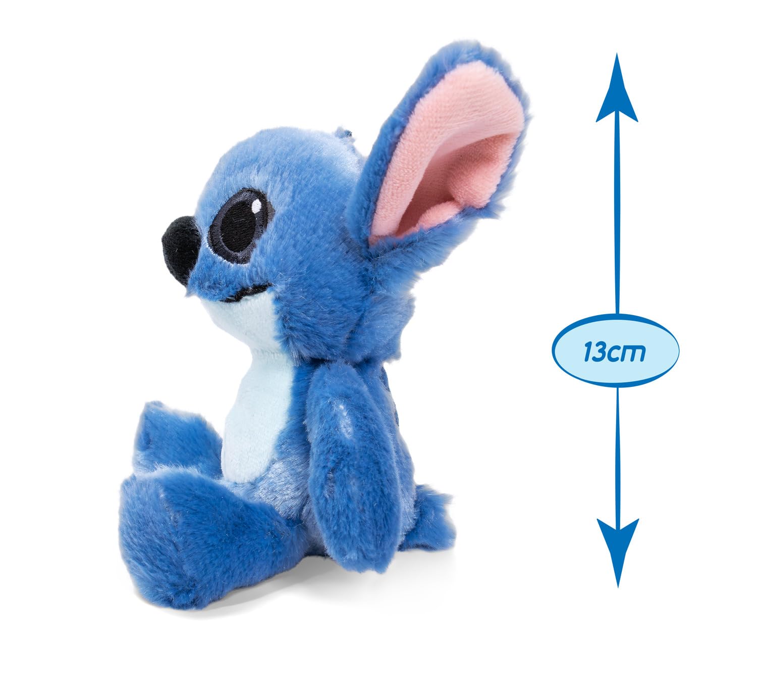 Simba Disney Live Action Stitch Schulterplüsch – weiche Plüschfigur (25 cm) des beliebten Disney‑Charakters, Baby‑ und Kinder‑Kuscheltier ab 0 Monaten 3