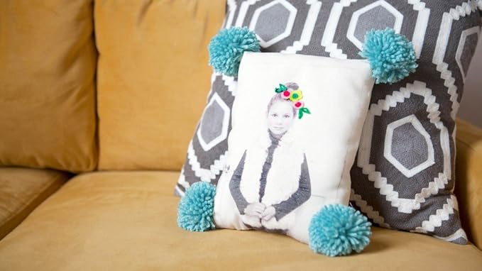 Amazon Com Sew Embellished Photo Pillows A Sweet Space Where She