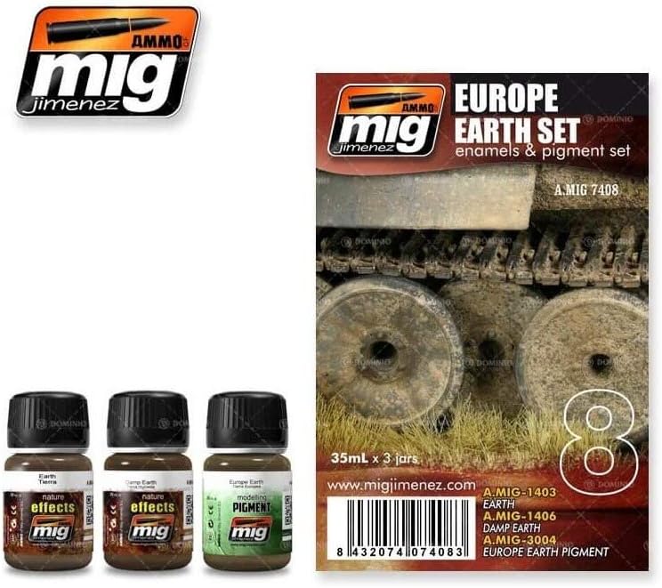 Ammo MIG-7408 Europe Earth Set, Multicolour