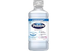 Pedialyte Electrolyte Oral Rehydration Solution, Unflavoured, 1-L Bottle