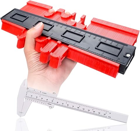 Sukudon Jauge De Contour Duplicateur Gauge 25cm Copieur De Profil Outil De Duplicateur De Plastique Pour Jauge De Profilage Pour Conduits En Parquet Flottant Plastique Cadres Circulaires Amazon Fr Bricolage