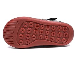 DADAWEN Boy's Girl's Leather Soft Closed Toe