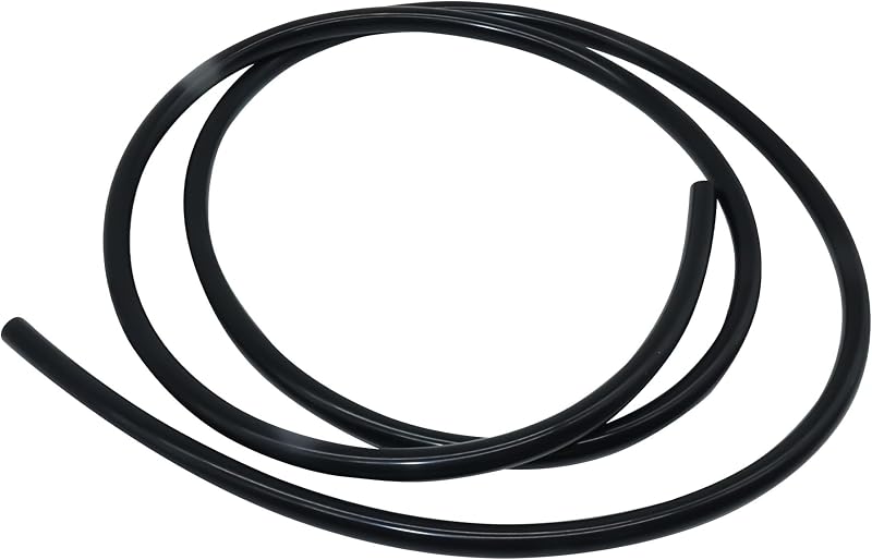 LAVMHAB Silicone Tube 10mm ID x 14mm OD 1.5m Black Flexible Rubber Air Water